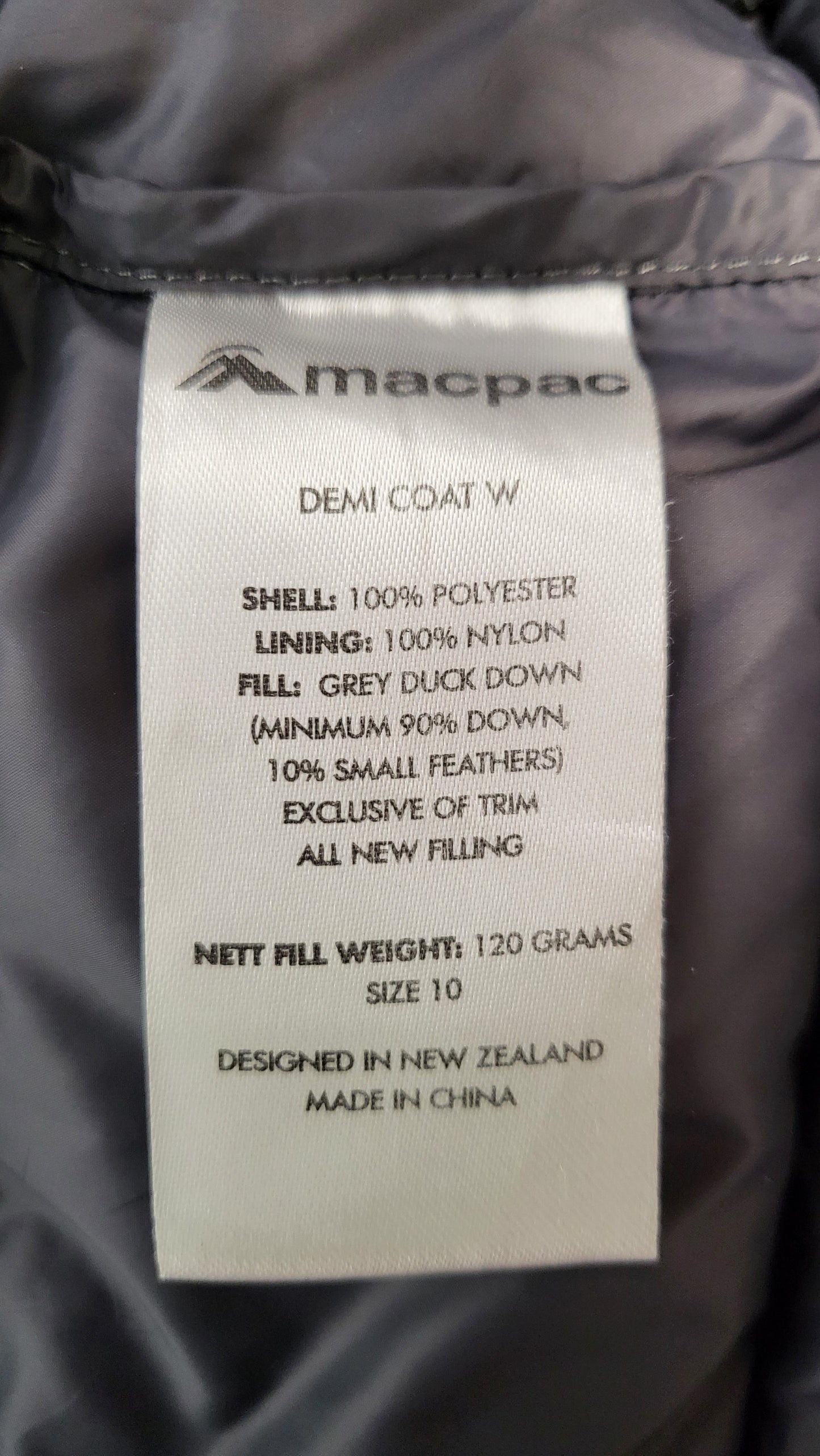 Macpac Black Demi Coat (10)