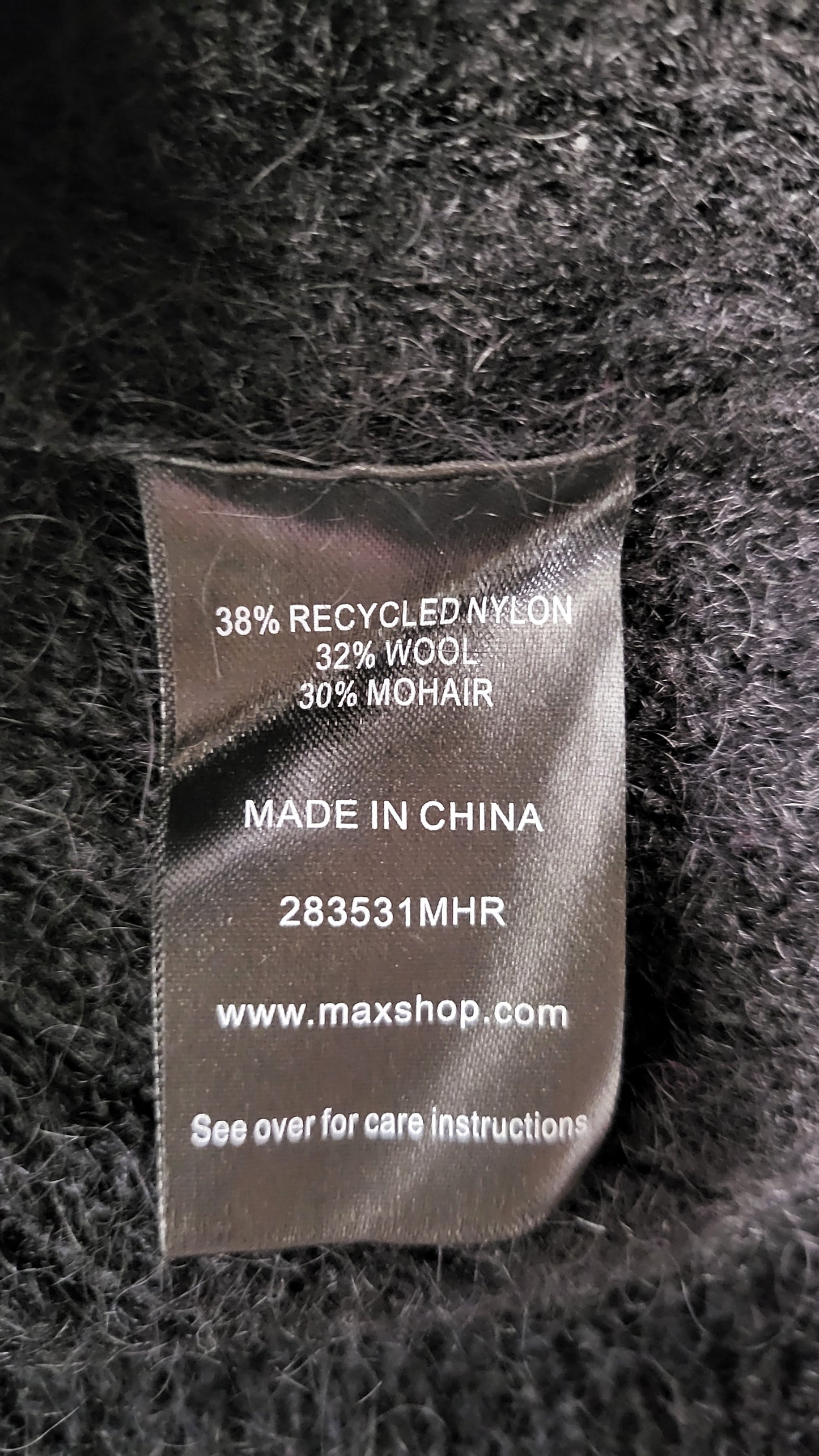 Max Black Mohair Blend Knit (10)