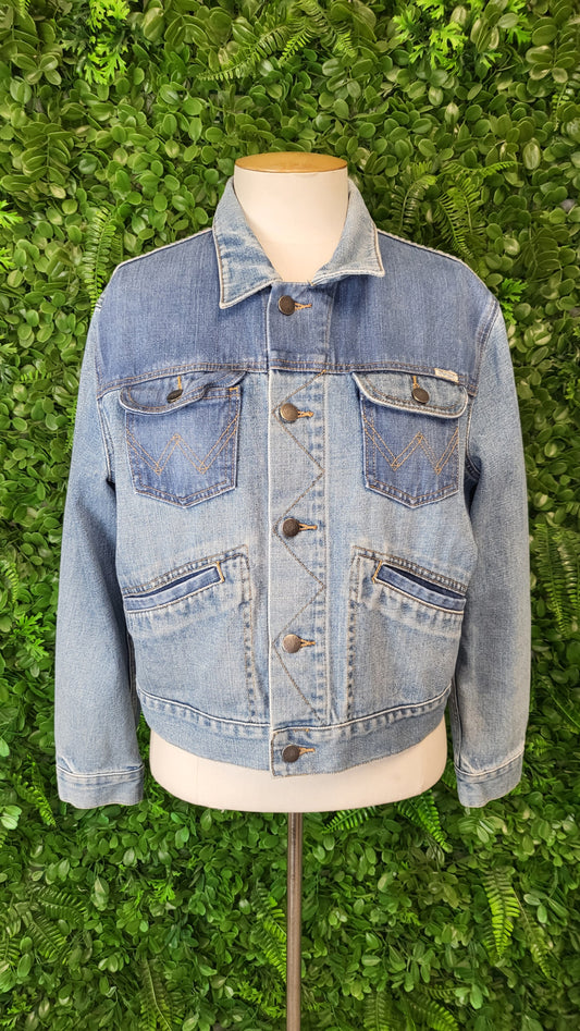 Wrangler Washed Western Denim Jacket (10)