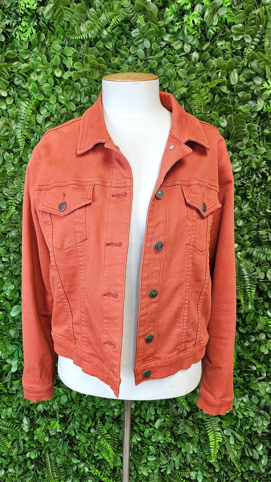 Vassalli Rust Stretch Denim Jacket (12)