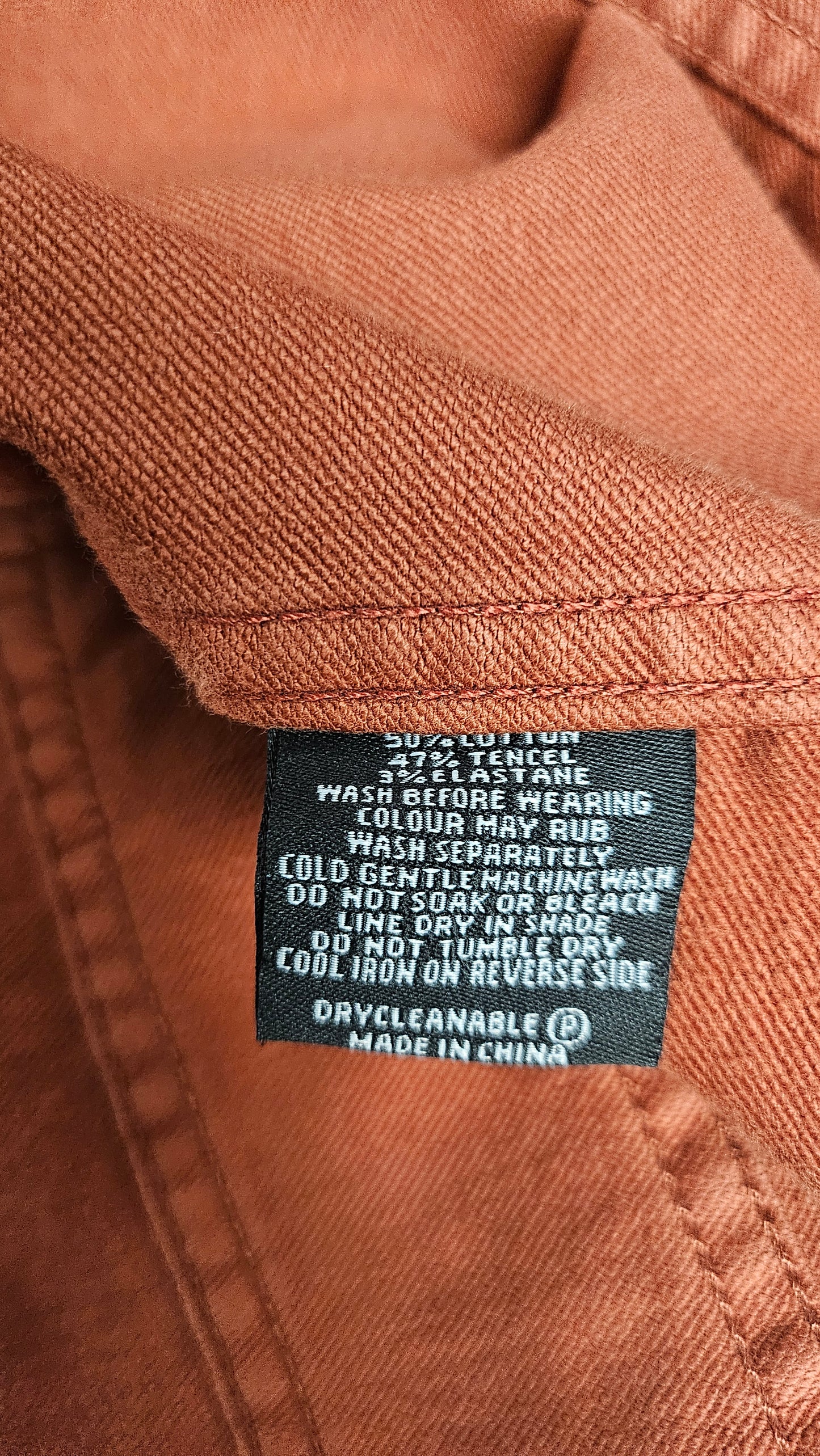 Vassalli Rust Stretch Denim Jacket (12)