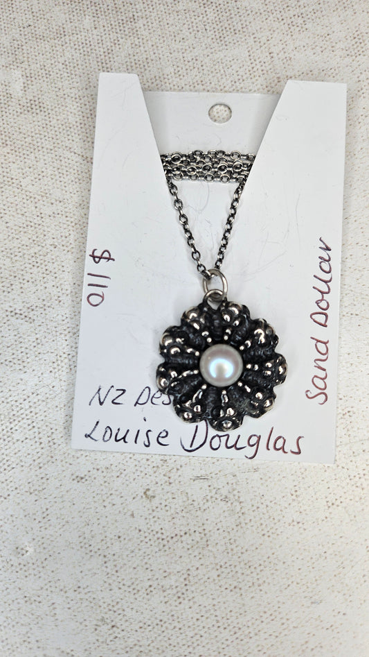 Sand Dollar Sterling Silver Louise Douglas 47cm Chain
