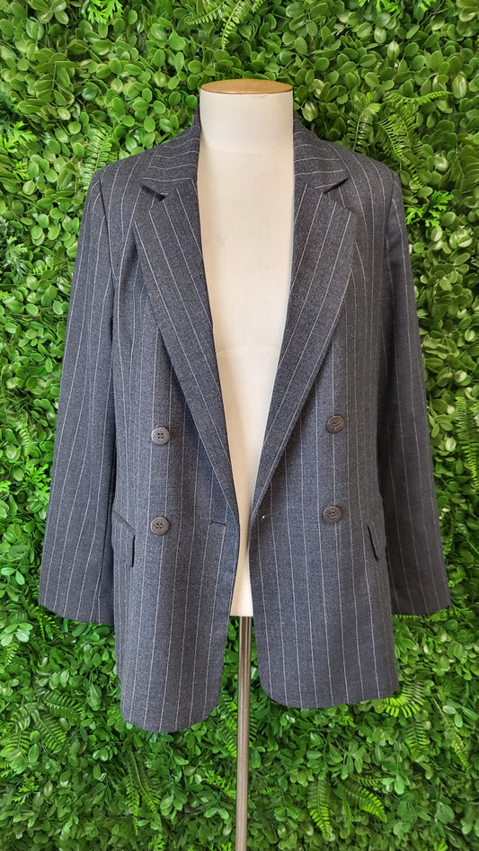 Max Grey Pinstripe Blazer (8)