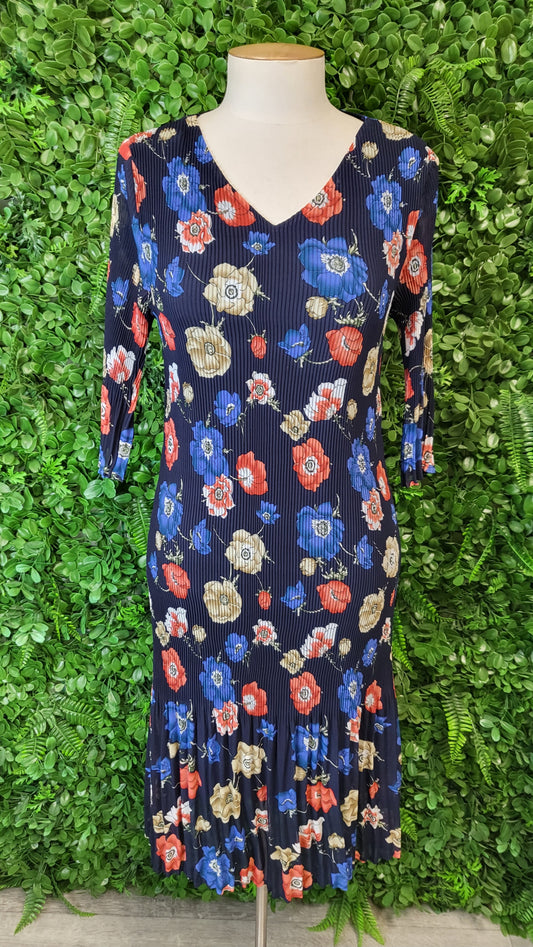 Annah Stretton Floral Ribbed Dress (10)