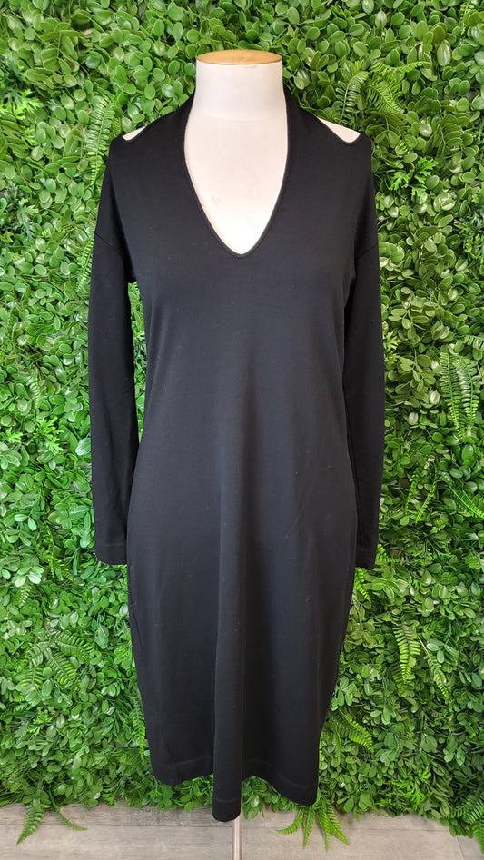Paula Ryan Black Halter Dress (12)