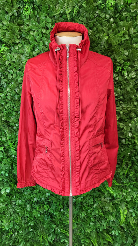 Liz Jordon Red Ruffle Jacket (10)