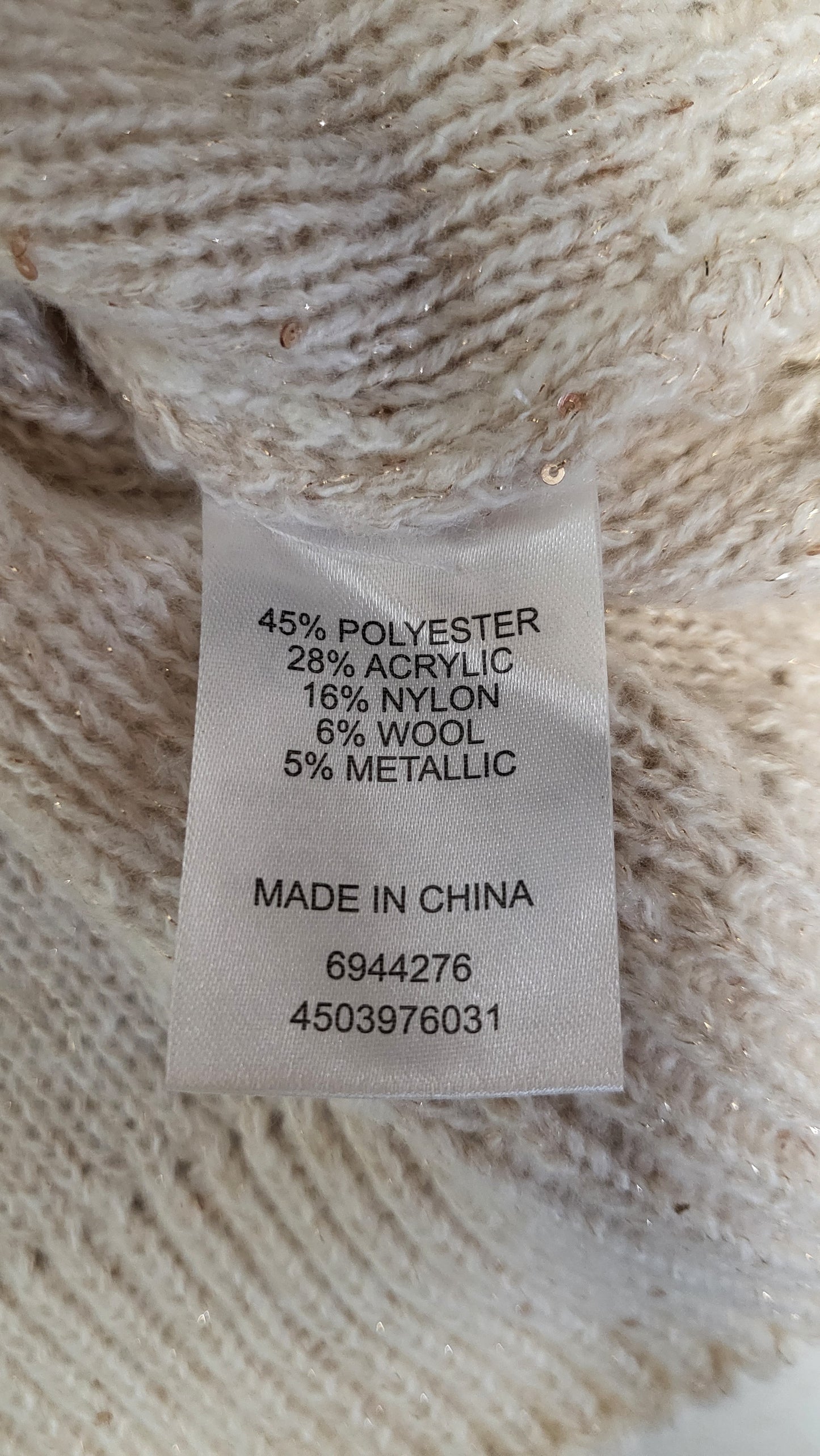 Studio Curve Cream Sparkle Knit BNWT (18-20)