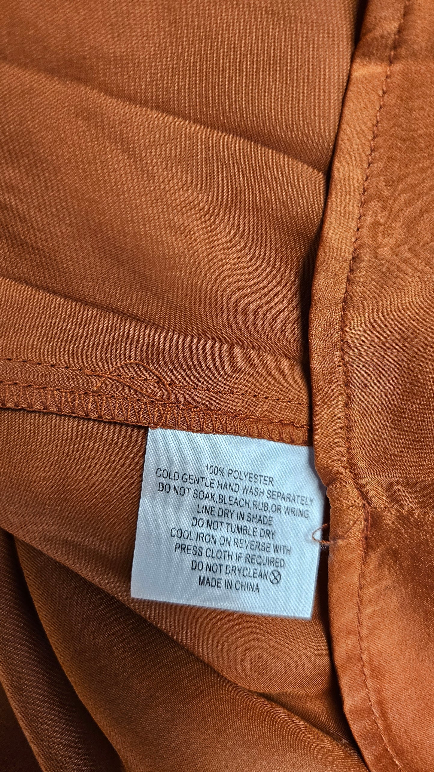 Stella+Gemma Rust Sateen Max Dress BNWT (8-10)