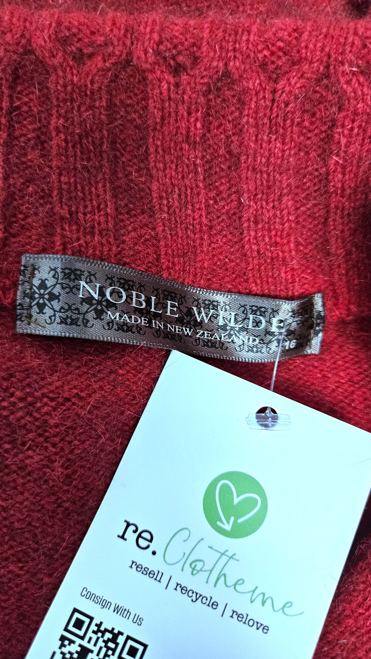 Noble Wilde Paprika Merino Possum Knit (16)