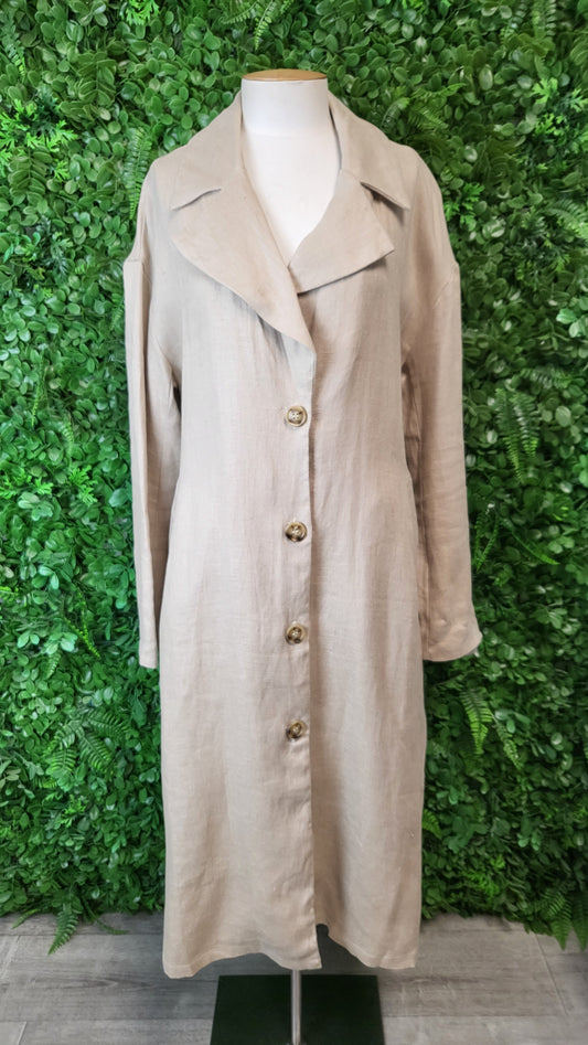 Lordship Linen Oat Linen Trench Coat (12)