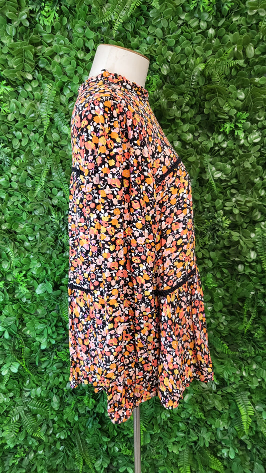 Sass Print Tiered Top (8-10)