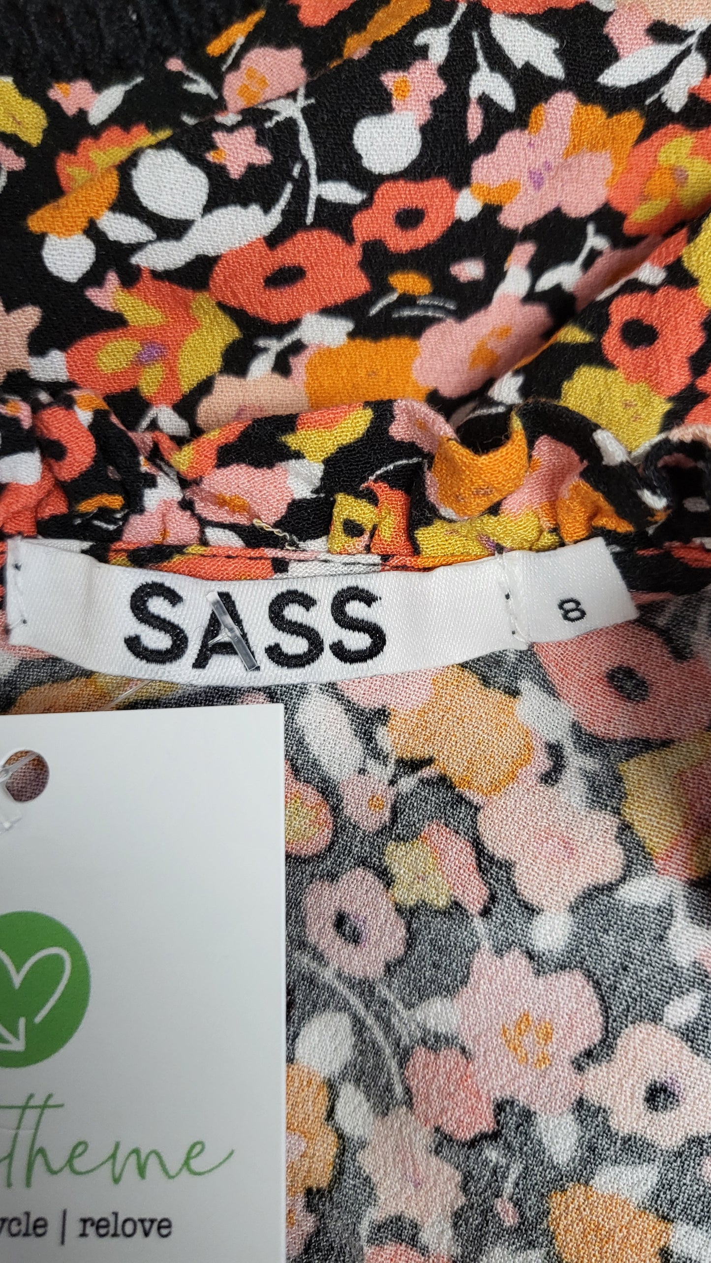Sass Print Tiered Top (8-10)