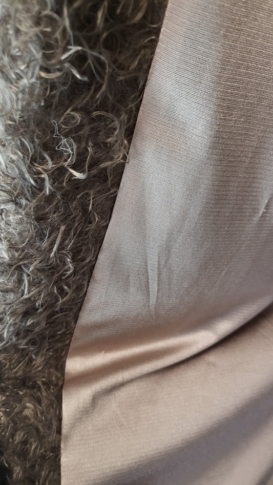 Emma Rose Brown Textured Jacket Scarf Set (12)