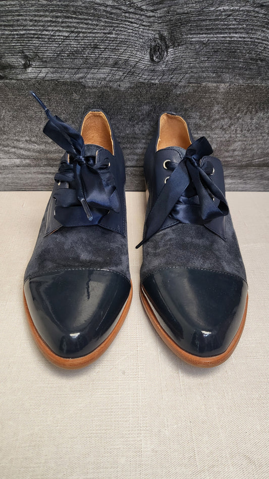 Isabella Anselmi Blue Lace Up Brogue (39)