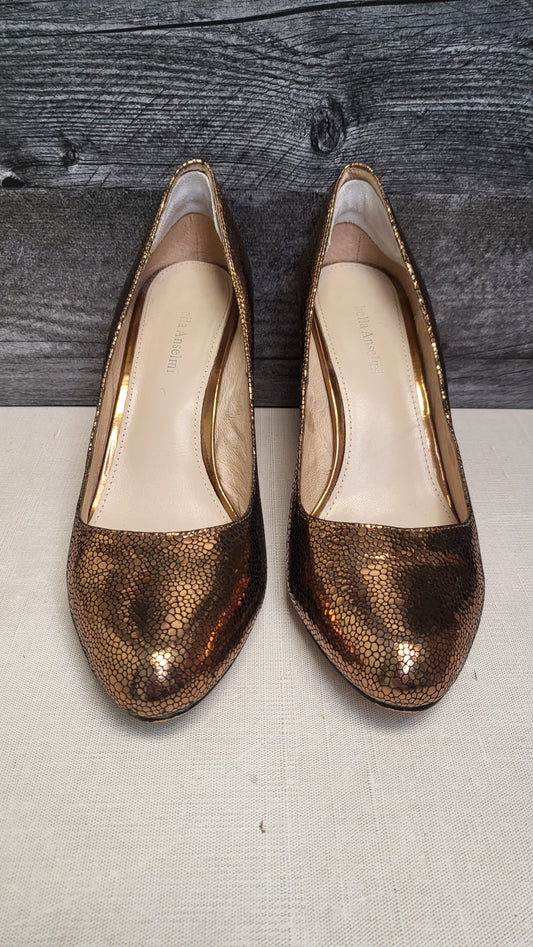 Isabella Anselmi Metallic Bronze Heel (40)