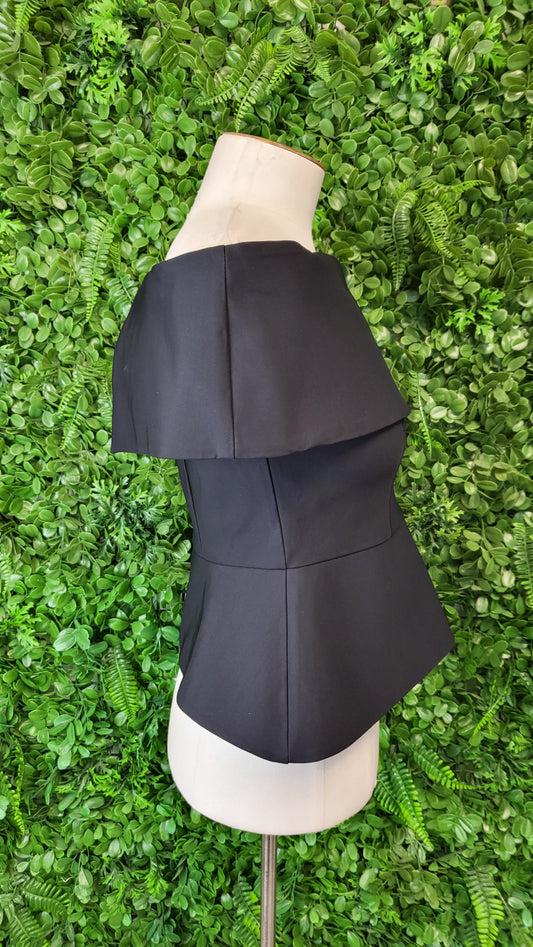Cue Black Shaped Top (10)