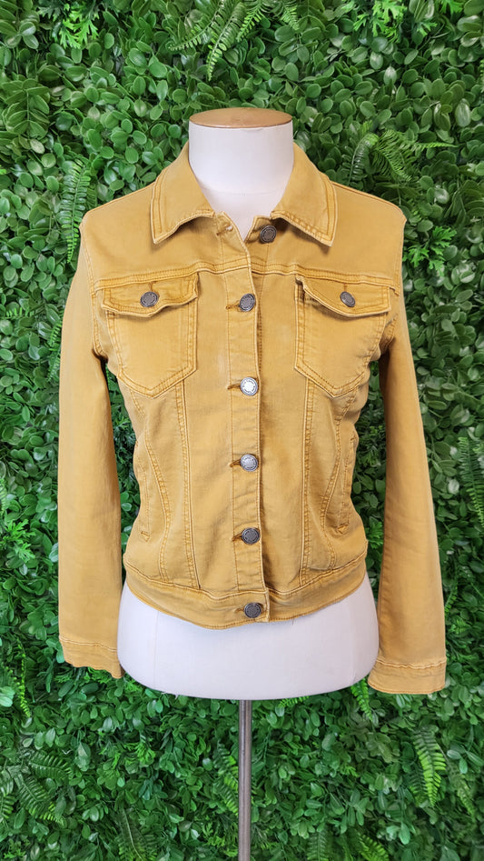 Nina Carter Mustard Denim Jacket (6-8)