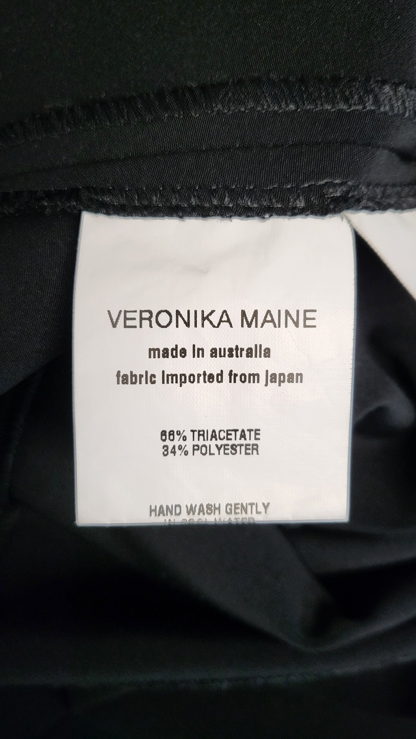 Veronika Maine Black Midi Skirt (10)