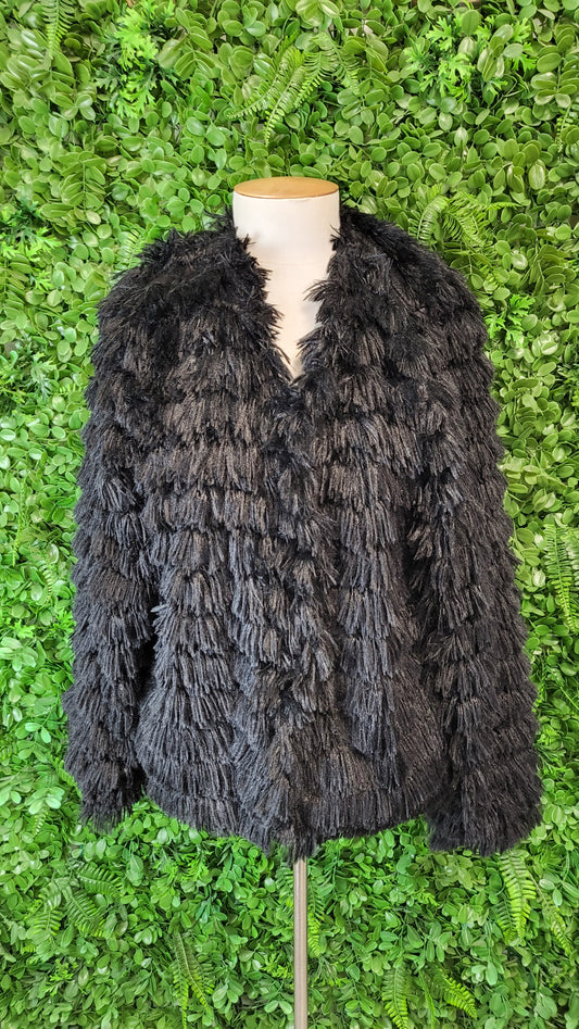 Drama The Label Black Fur Baby Jacket (12)
