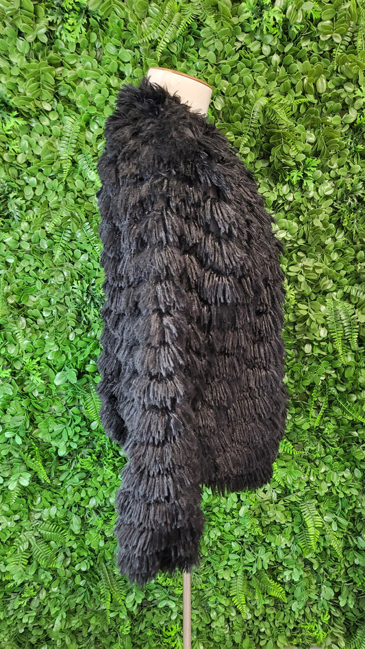 Drama The Label Black Fur Baby Jacket (12)