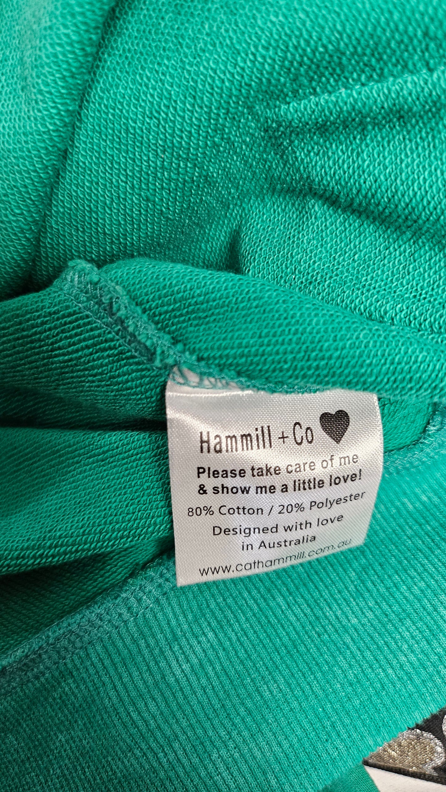 Hammill + Co Green Logo Sweat (10)