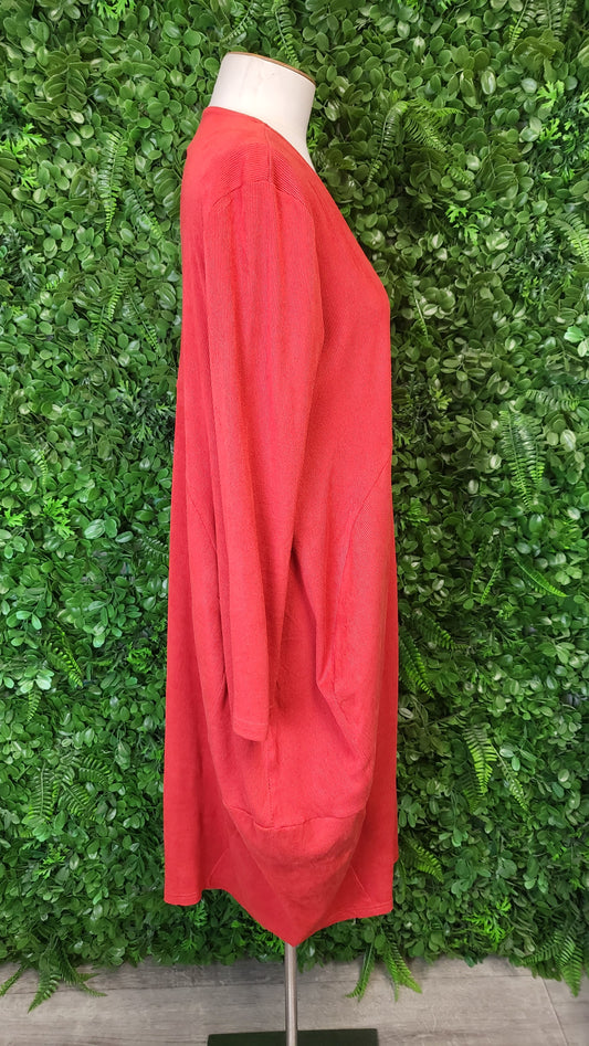 Blackstone Rust Ribbed Dress (12)