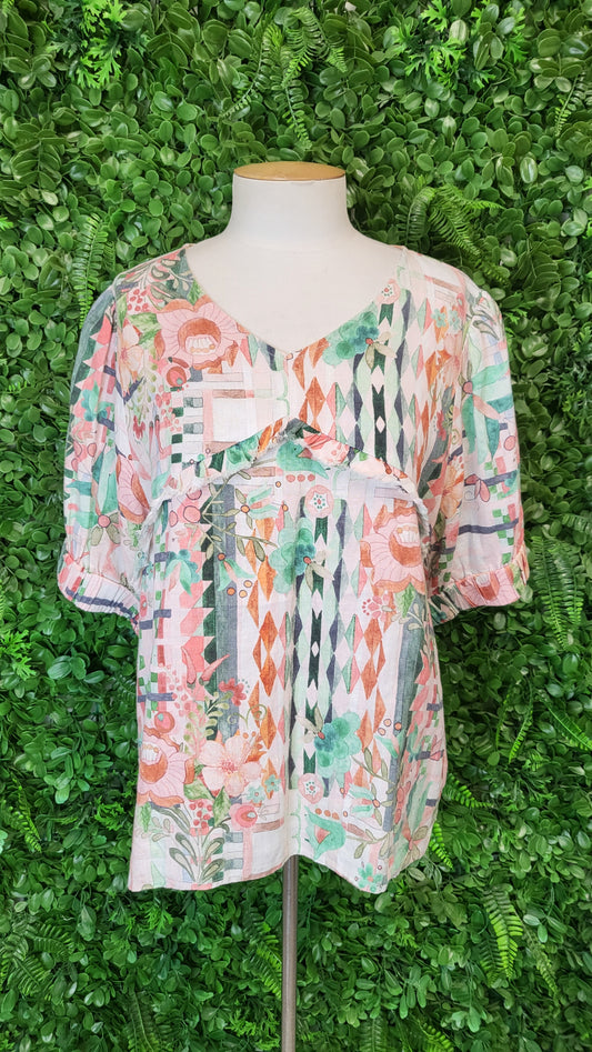 Madly Sweetly Multi Linen Top (14)