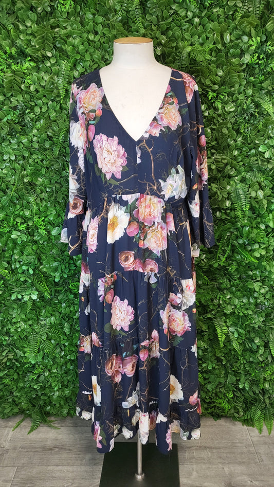 Annah Stretton Rose Print Floral Dress (14)