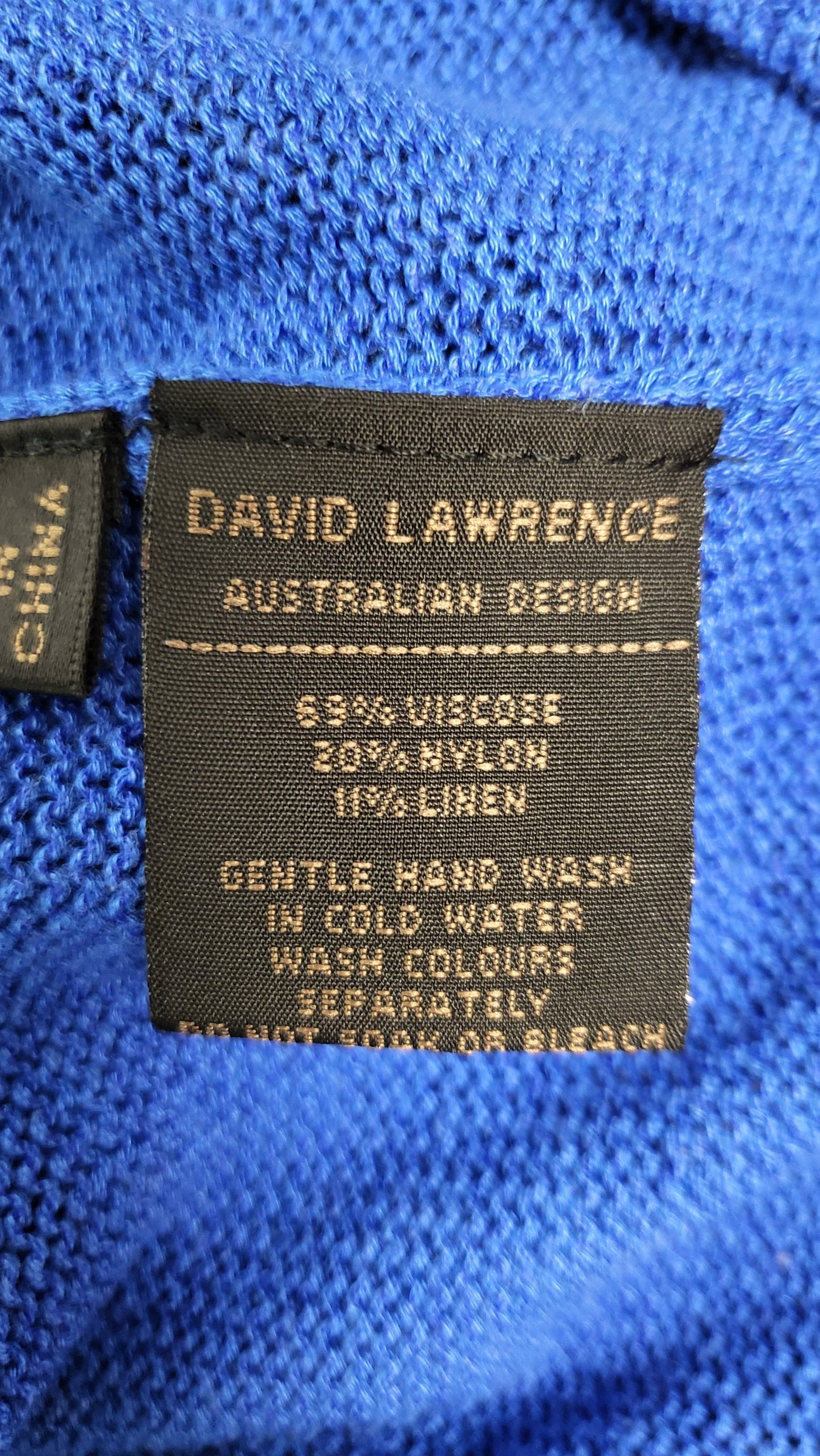David Lawrence Azure Knit Vest (10-12)