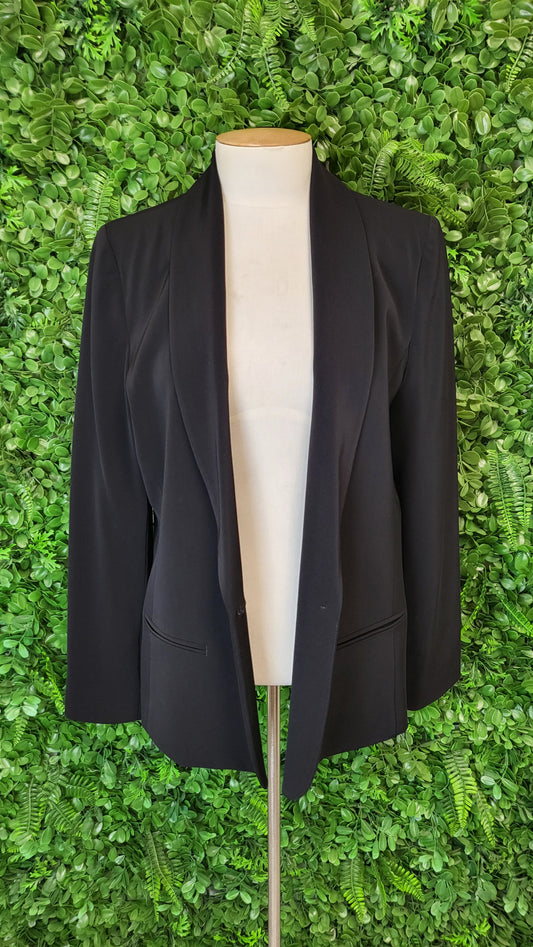 Helen Cherry Black Dress Blazer (12-14)