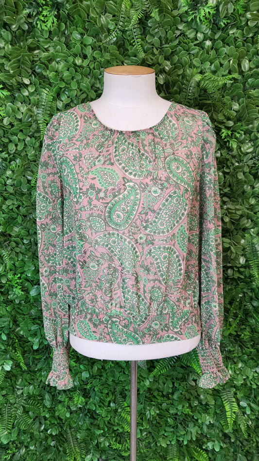 Ivy + Jack Paisley Tie Hem Top (10)