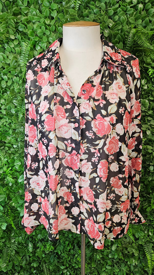 White Closet Floral Blouse BNWT (12)