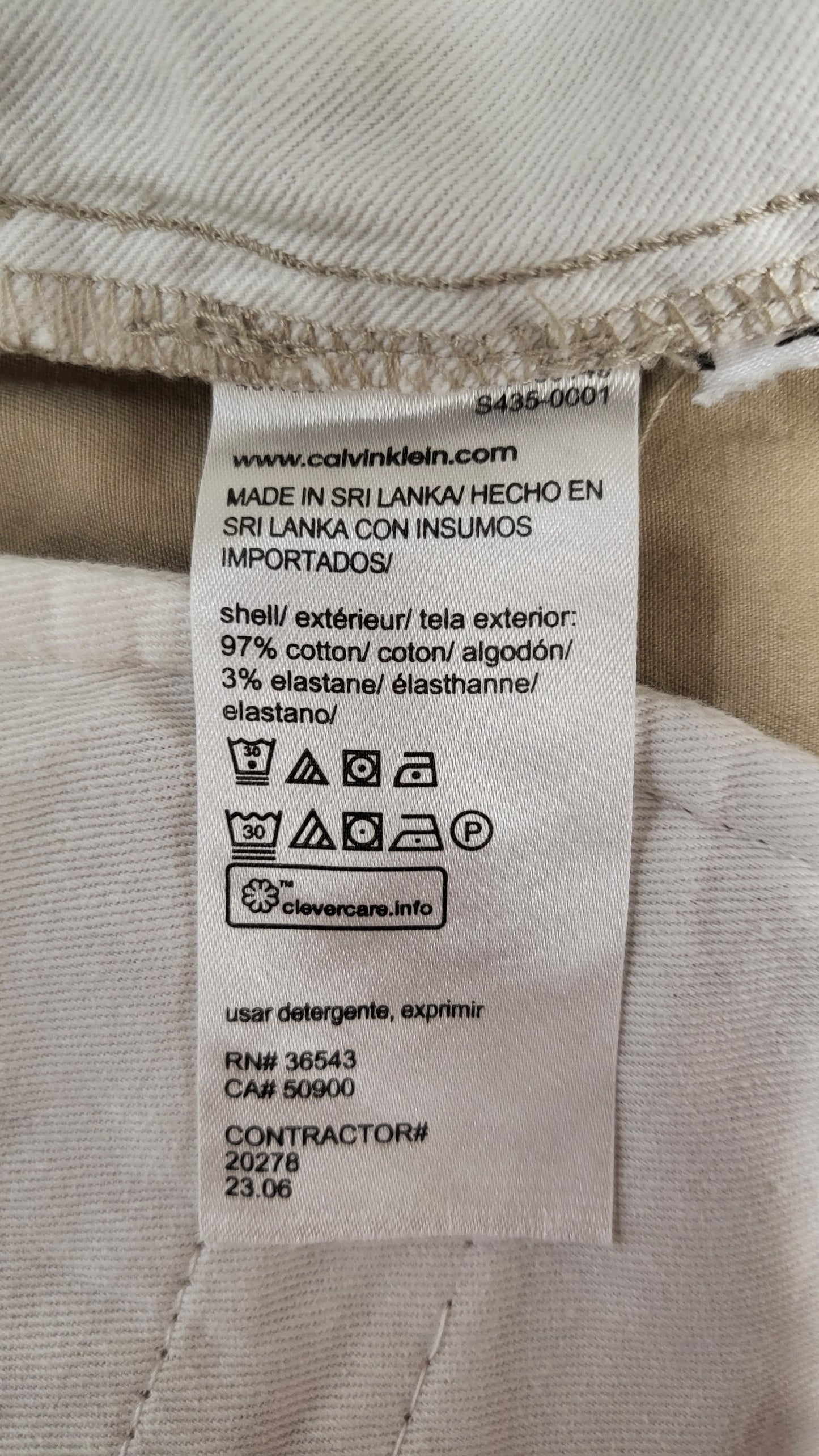 Calvin Klein Tan Chino Pant (10)