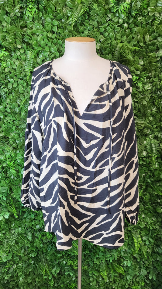 C&A Zebra Print Blouse (12)