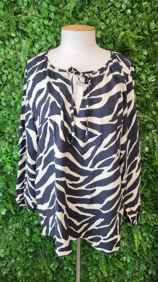 C&A Zebra Print Blouse (12)
