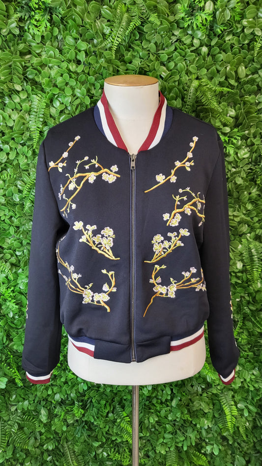 Molly Bracken Navy Embroidered Jacket (10)