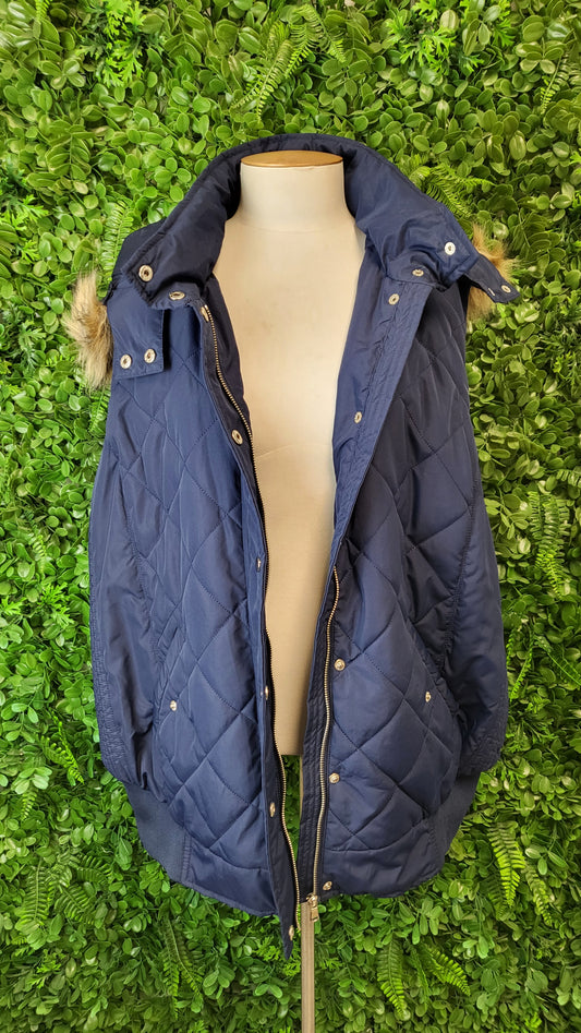 Autograph Navy Quilted Vest (20)
