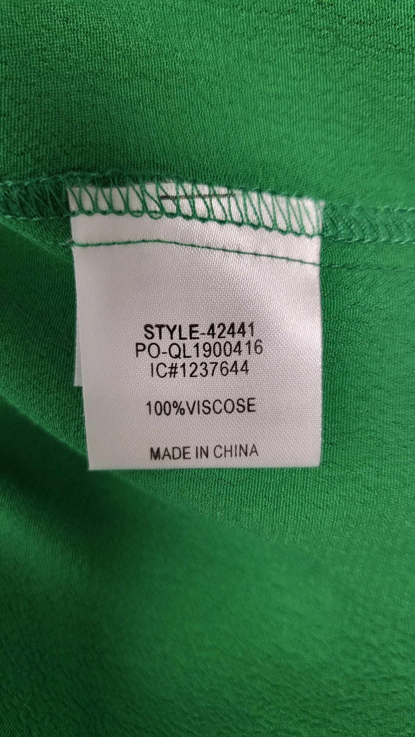 Clarity Green Drape Top (10)