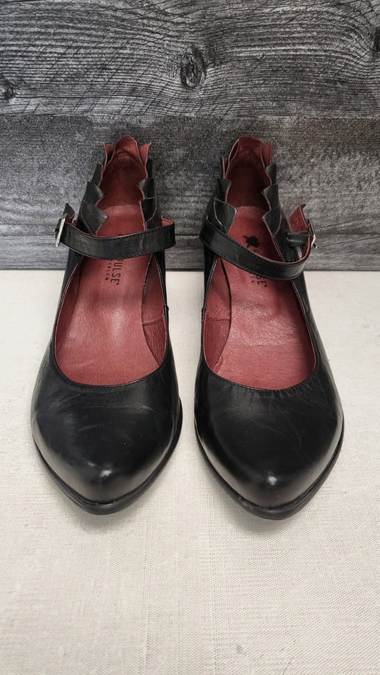 Nopulse Black Leather Mary Jane (39)