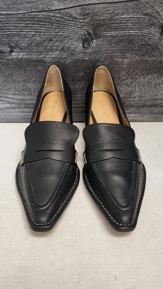 Jo Mercer Black Point Loafer (38)
