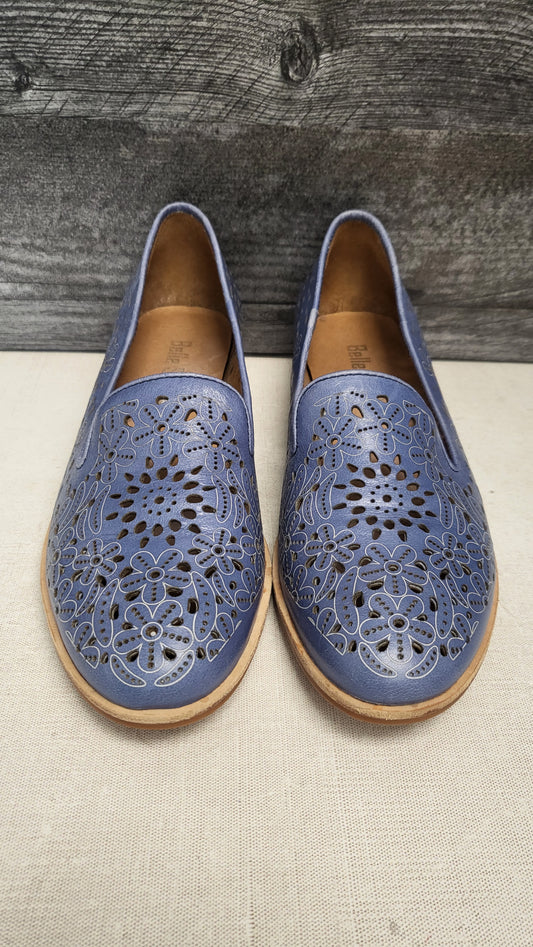 Belle Scarpe Blue Leather Loafer (39)