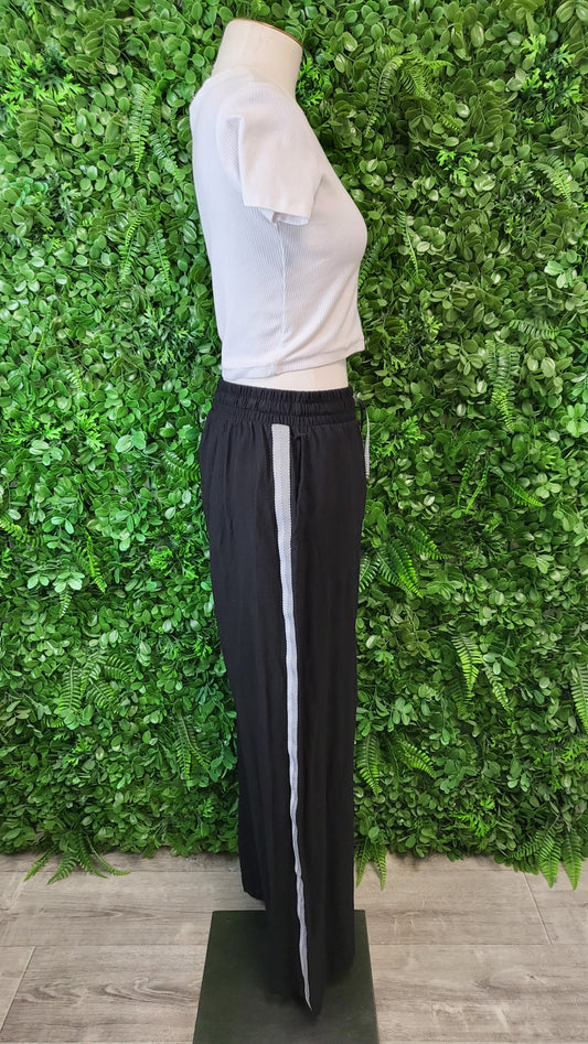 Shine On Black Wide Leg Pant (10)