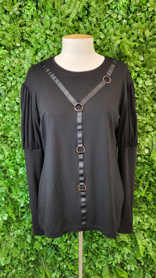 Jane Sutherland Black Harness Top (16)