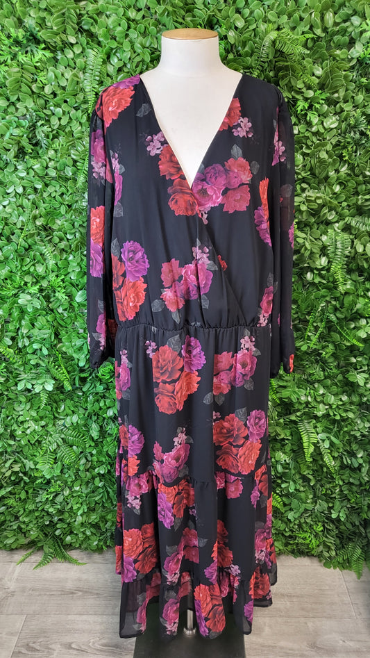 City Chic Floral Maxi Dress (20)