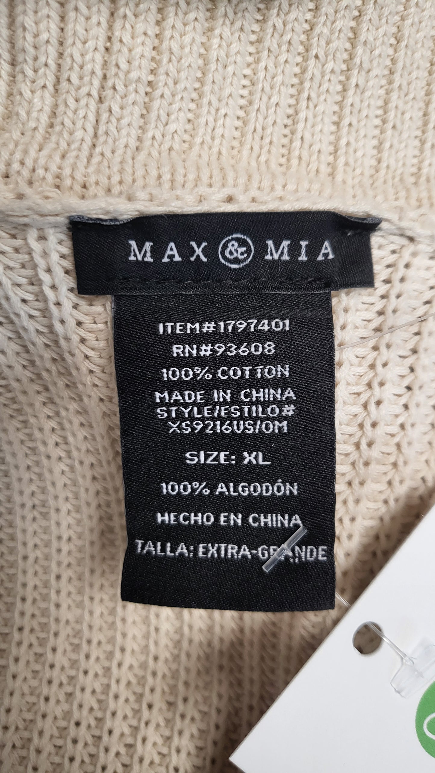 Max & Mia Cream Longline Cardi Knit (16)