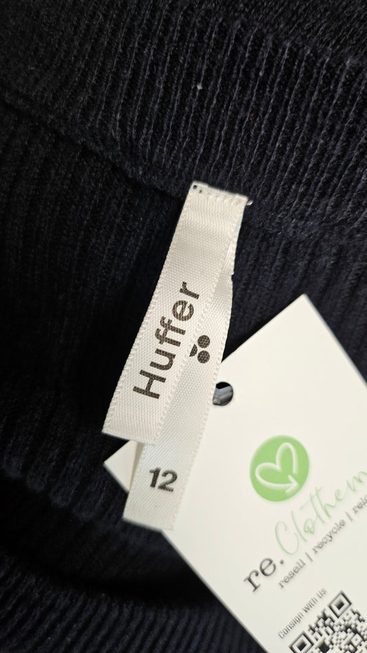 Huffer Navy Merino Blend Dress (10-12)