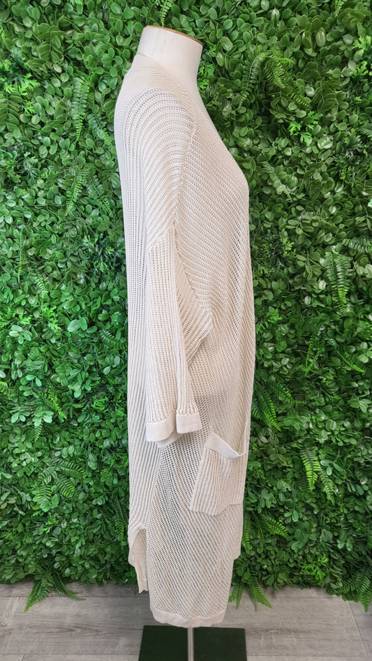 Soyaconcept Oat Longline Net Cardigan (12)