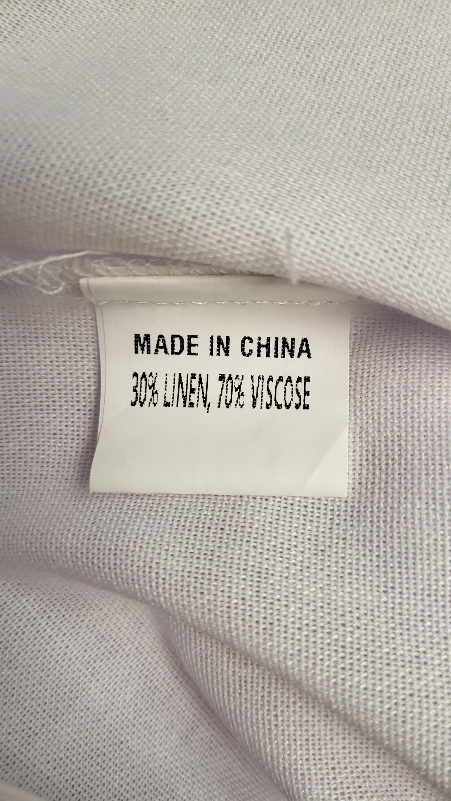 Two Birds Blue White Linen Blend Shirt (12-16)