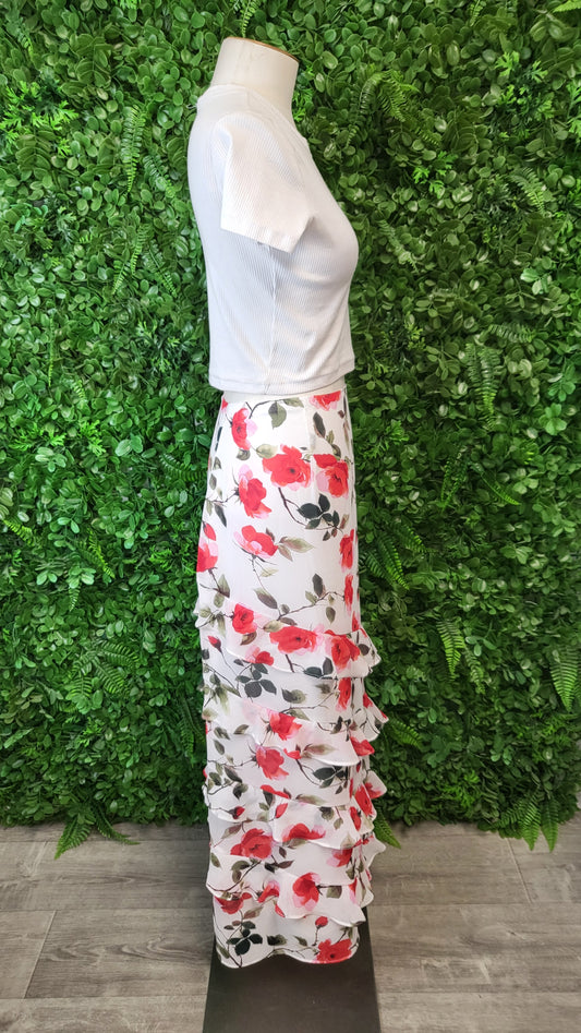 City Chic Floral Ivy Fleur Skirt BNWT (18)