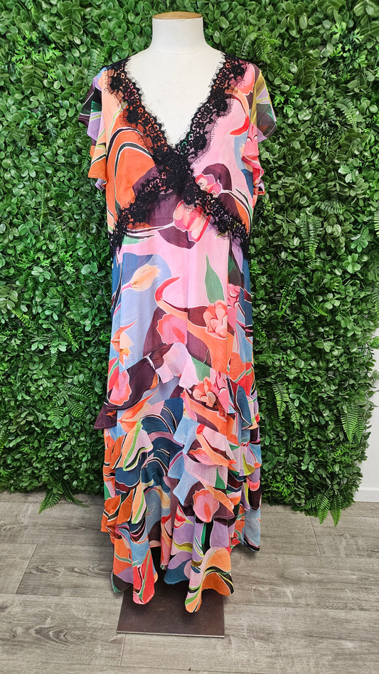 Next Multi Frill Hem Dress BNWT (20)